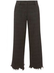 JW Anderson pantalon droit à effet usé - Gris