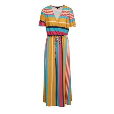 LOLALIZA gestreepte maxi jurk multi