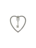 Yvonne Léon 18kt gold and diamond Heart Earrings - Argent - thumbnail