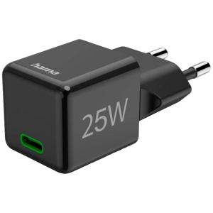 Hama 00201985 USB-oplader 25 W Binnen, Thuis Aantal uitgangen: 1 x USB-C bus (Power Delivery) USB Power Delivery (USB-PD)