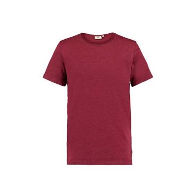 America Today gemêleerd T-shirt donkerrood