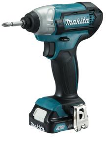 Makita TD110DSMJ accudraaislagmoeraanzetter 1/4" 2600 RPM 110 Nm Zwart, Turkoois 10,8 V