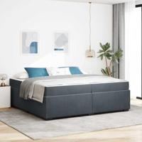 vidaXL Volledig Bed Moderne Slaapkamer Schuimmatras Comfort Gastenkamer Hedendaags Eenvoudig Plywood Fluweel