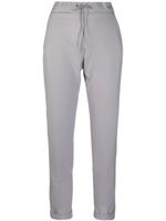 Fabiana Filippi pantalon en laine vierge à lien de resserrage - Gris