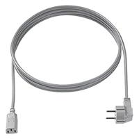 Bachmann 351.974 voedingskabel H05VV-F 3G0.75 2,0 m grijs 30/35 C13