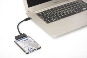 Digitus HDD Adapter [1x USB 3.2 Gen 2 stekker C (USB 3.1) - 1x SATA-combi-bus 15+7-polig] DA-70327 0.35 m