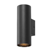 SLV Zwarte wandspot Asto Tube up & down - 2x GU10 1006443 - thumbnail