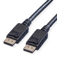 VALUE DisplayPort Cable, DP-DP, LSOH, M/M, zwart, 3 m