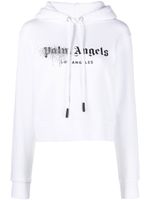 Palm Angels hoodie à logo imprimé - Blanc