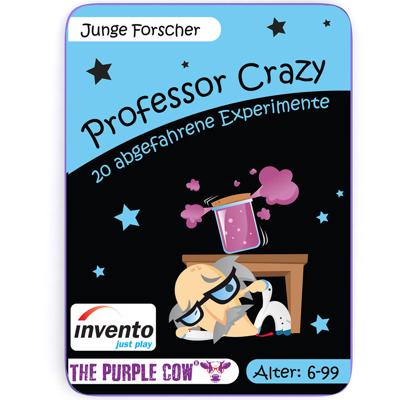 Invento Professor Crazy Jonge Onderzoekers Experimenten Junior 20 Kaarten