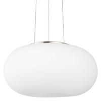 Eglo Design Hanglamp Optica 35cm nikkel met wit 86814 - thumbnail