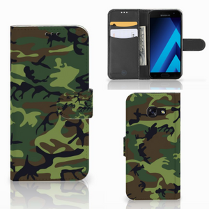 Samsung Galaxy A5 2017 Telefoon Hoesje Army Dark