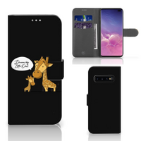 Samsung Galaxy S10 Plus Leuk Hoesje Giraffe