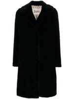 Herno single-breasted faux-fur coat - Noir - thumbnail