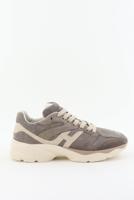 Hogan sneakers H665 met beige details taupe