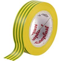 Coroplast 302 302-25-19GN/YE Isolatietape Groen, Geel (l x b) 25 m x 19 mm 1 stuk(s) - thumbnail