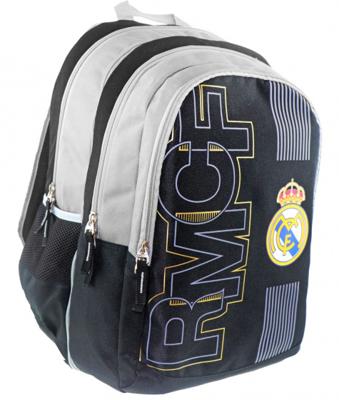 Real Madrid CF rugzak junior 33 x 25 x 48 polyester blauw/grijs Real Madrid CF rugzak junior 33 x 25 x 48 polyester blauw/grijs