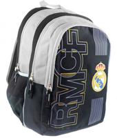 Real Madrid CF rugzak junior 33 x 25 x 48 polyester blauw/grijs