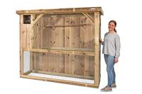 Voldux Voliere R1 - Links 145 x 70 x 190 cm Voldux Bruin