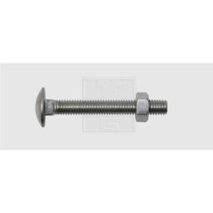 SWG 22685067 Platbolkopschroef 8 mm 50 mm Buitenzeskant DIN 603 RVS A2 25 stuk(s)