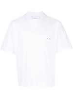 Neil Barrett t-shirt en coton à patch logo - Blanc