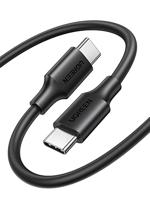 Ugreen USB-kabel, type C, 3 A, 2 m, QC, zwart