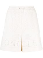 Moncler short à lien de resserrage - Blanc