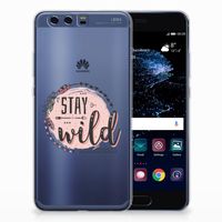 Huawei P10 Plus Telefoonhoesje met Naam Boho Stay Wild - thumbnail