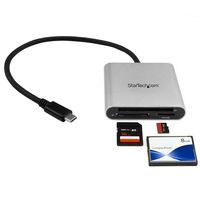 StarTech.com USB 3.0 Flash geheugen multi kaartlezer/schrijver met USB-C SD, microSD, CompactFlash - thumbnail