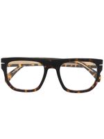 Eyewear by David Beckham lunettes de vue à monture carrée - Marron