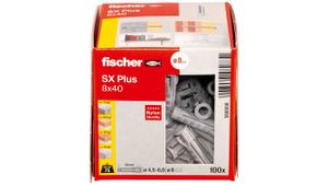 Fischer 568008 schroefanker & muurplug 100 stuk(s) Wiganker 40 mm