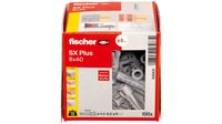 Fischer 568008 schroefanker & muurplug 100 stuk(s) Wiganker 40 mm - thumbnail