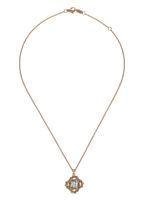 LEO PIZZO collier en or rose 18ct pavé de diamants - thumbnail