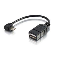 C2G 0,15m Mobile Device USB Micro-B naar USB Device OTG Adapter kabel