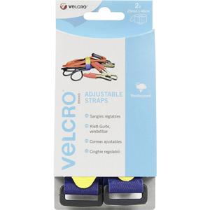 VELCRO® VEL-EC60328 Klittenband Met riem Haak- en lusdeel (l x b) 460 mm x 25 mm Blauw 2 stuk(s)