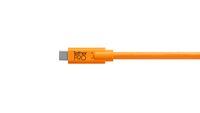 Tether Tools USB-kabel USB 2.0 USB-C stekker, USB-micro-B stekker 4.60 m Oranje CUC2515-ORG - thumbnail