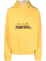 Robyn Lynch hoodie oversize à slogan brodé - Jaune