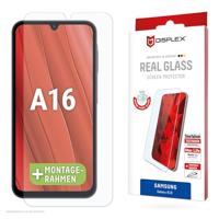 Displex Kogelvrij glas 2D/helder (10H) voor Samsung Galaxy A16, eco-montageframe, gehard glas, krasbestendige beschermfolie, hoesvriendelijk