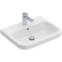 Villeroy & Boch Architectura wastafel 60x47cm met kraangat met overloop wit 41886001 - thumbnail