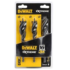 DeWalt Accessoires Speedborenset | tri flute EXTREME | 3-delig | 152 mm - DT90237-QZ