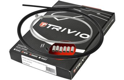 Trivio - MTB Rem Kabelset RVS Compleet Zwart