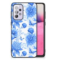 Bloemen Hoesje voor Samsung Galaxy A33 5G Flowers Blue - thumbnail