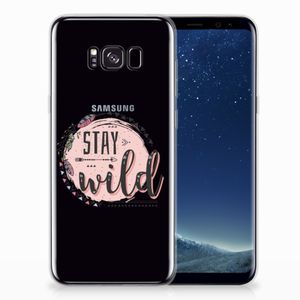 Samsung Galaxy S8 Plus Telefoonhoesje met Naam Boho Stay Wild