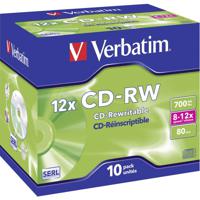 Verbatim 43148 CD-RW disc 700 MB 10 stuk(s) Jewelcase Herschrijfbaar - thumbnail