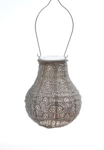 Lumiz solar lampion bulb fan 16 cm taupe