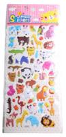 LG-Imports stickervel exotische dieren junior 23 x 10 cm folie