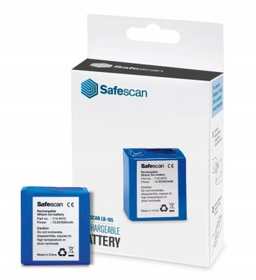Safescan LB-105 industrieel oplaadbare batterij/accu Lithium-Ion (Li-Ion) 600 mAh 10,8 V