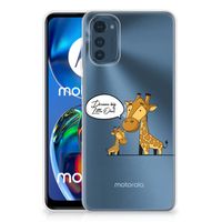 Motorola Moto E32/E32s Telefoonhoesje met Naam Giraffe - thumbnail