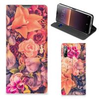 Sony Xperia L4 Smart Cover Bosje Bloemen - thumbnail