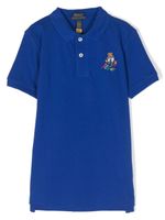 Ralph Lauren Kids polo à logo Teddy Bear brodé - Bleu